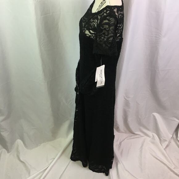 Perceptions New York Lace Dress Black Small - Picture 8 of 16